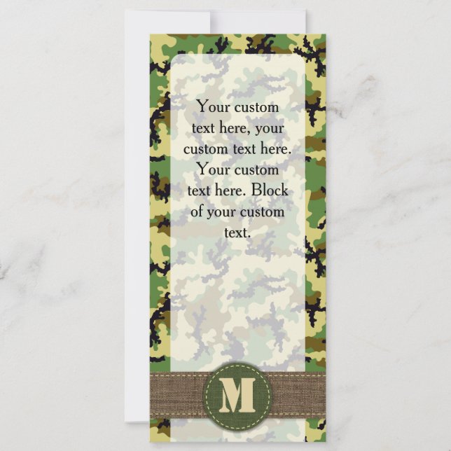 Trädlandskamouflage (Framsida)