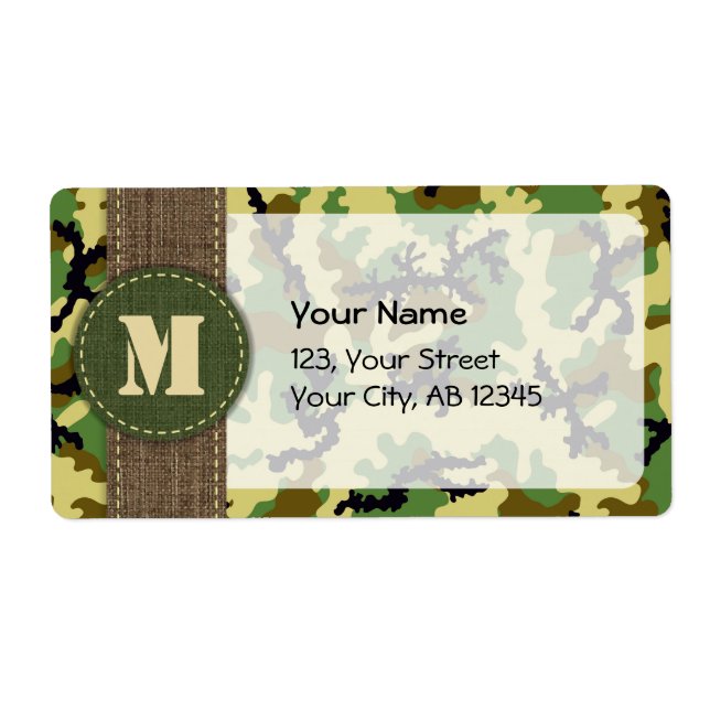 Trädlandskamouflage Fraktsedel (Framsidan)