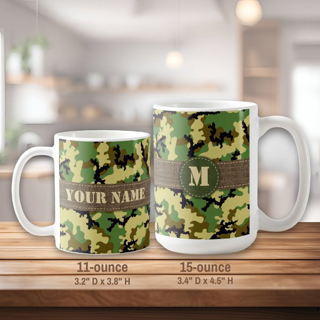 Trädlandskamouflage Kaffemugg (Skapare uppladdad)