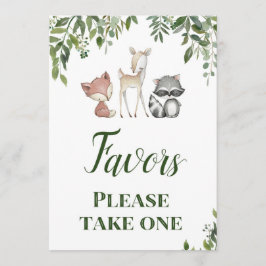 Trädlandstecknet Party - Favorittecken 5x7 Inbjudningar