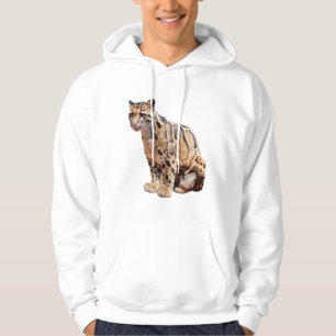 trädleopard fotografi djungel stor katt djur hoodie