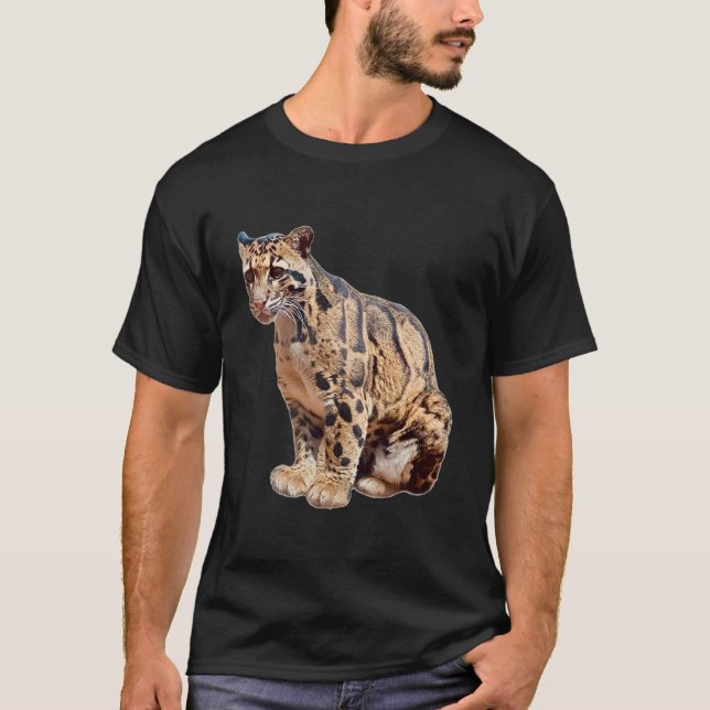 trädleopard fotografi djungel stor katt djur   t shirt (Framsida)