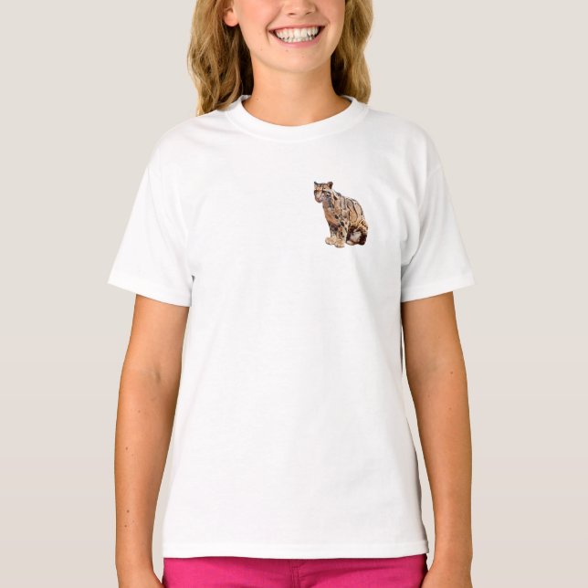 trädleopard fotografi djungel stor katt djur   t shirt (Framsida)