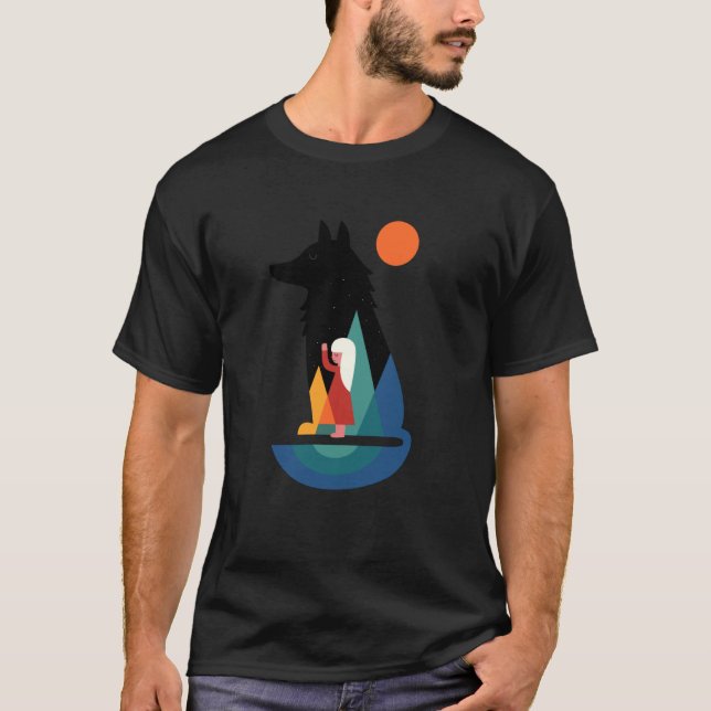 Trådlös Andy Westface Bästa vän Grafik T Shirt (Framsida)