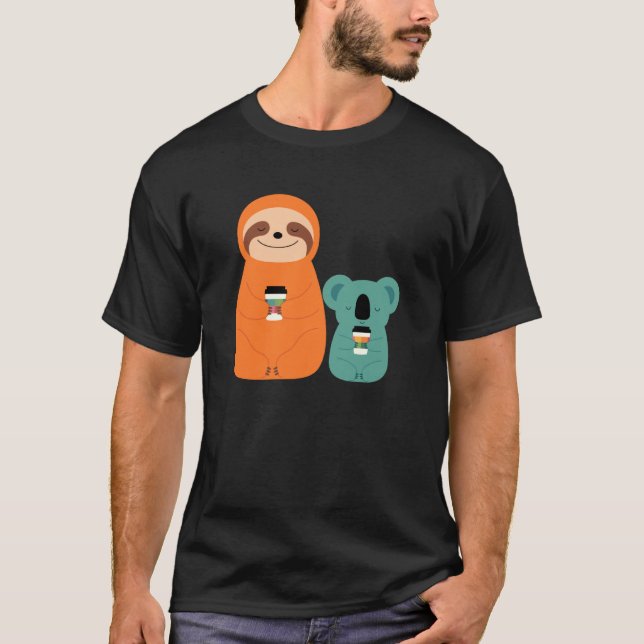 Trådlös Andy Westface Kaffe Kompis Grafik T Shirt (Framsida)