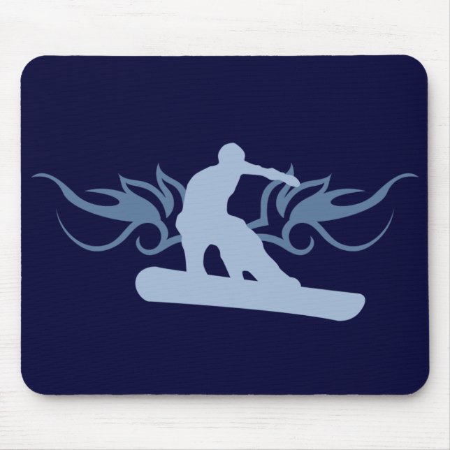 Trådlös snowboarding. musmatta (Framsidan)