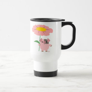 Trådlös Tecknad med en giftig (Rosa) dator Mugg