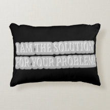 Trådlös teckningsdesign om "JAG ÄR LÖSNINGEN" Köp