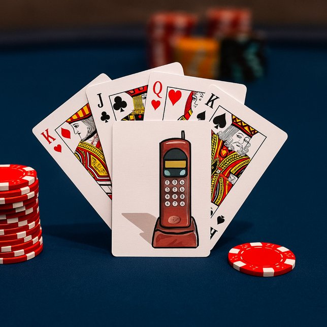 Trådlös telefon casinokort (Skapare uppladdad)
