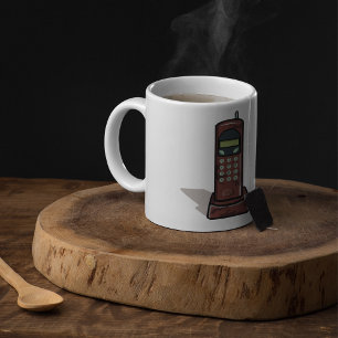 Trådlös telefon kaffemugg