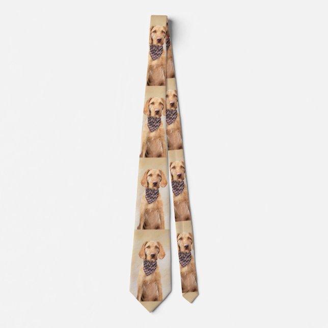 Trådlös Vizsla-målning - Cute Original Hund Art Slips (Framsida)