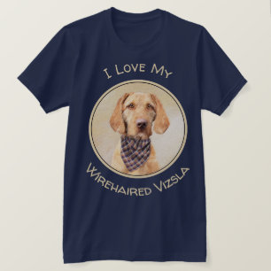 Trådlös Vizsla-målning - Cute Original Hund Art T Shirt