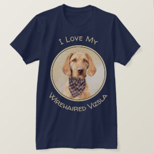 Trådlös Vizsla-målning - Cute Original Hund Art T Shirt