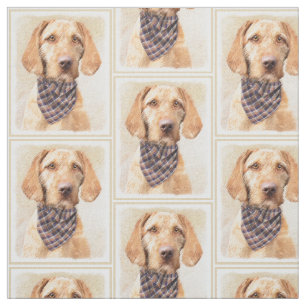 Trådlös Vizsla-målning - Cute Original Hund Art Tyg