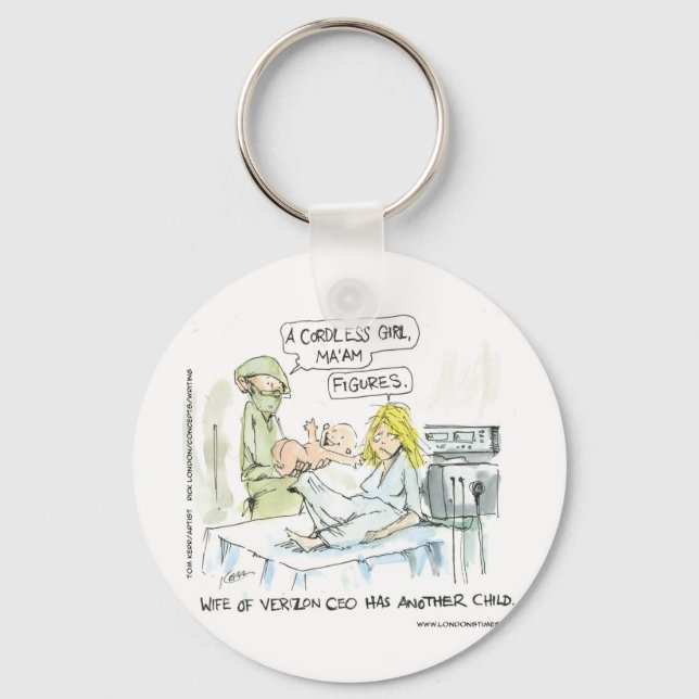 Trådlösa Baby-kort Tees Mugg & Getter Nyckelring (Framsida)