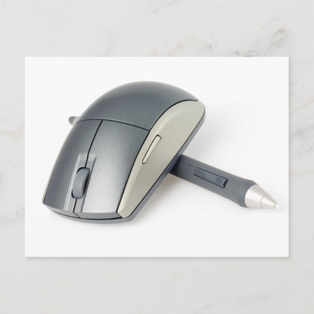 Trådlösa med mus och digitalpenna vykort (Framsida)
