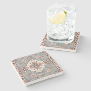 Trådlösa trådar: Heritage Boho Moroccan Geometry Stenunderlägg