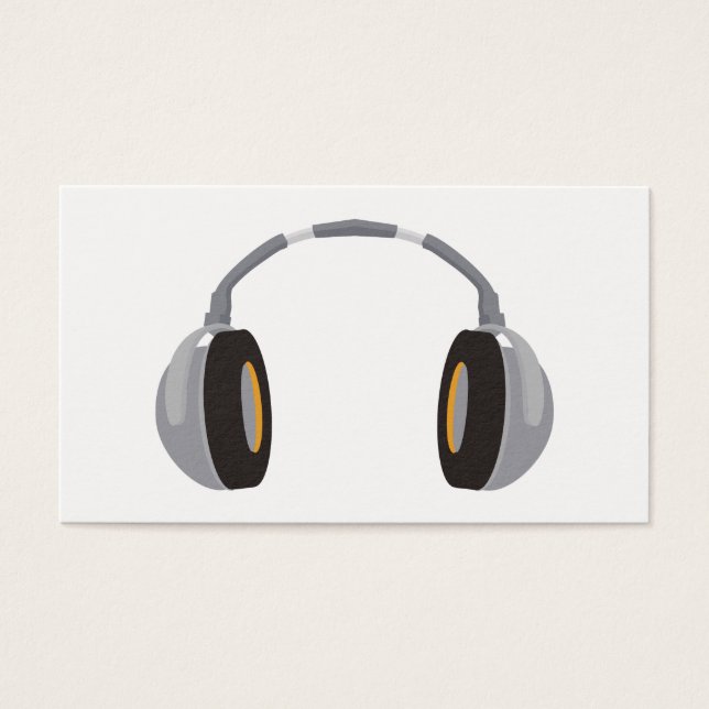 Trådlösans hörlurar visitkort (Framsidan)