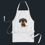 Trådlöst Dachshund| Cute Tecknad hund Teckel Förkläde<br><div class="desc">En roligt BBQ-apron för Dachshund-älskare. Vild och brunt färgad Teckel. Besök Jenns Doodle World för ännu fler tillbehör till hem och kontor med denna rolig hund och mer originella avlyssnare hund design.</div>