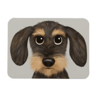 Trådlöst Dachshund| Cute Tecknad hund Teckel