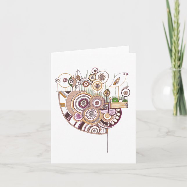 Trådlöst tomt anteckningskort (Framsida)