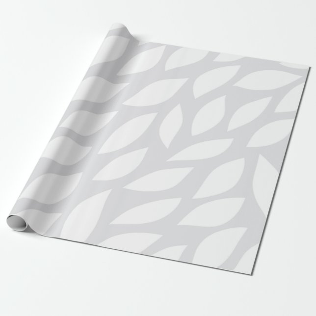 trädlöv presentpapper (Utrullad)