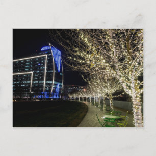 Trädlyktor vid Klyde Warren Park Vykort