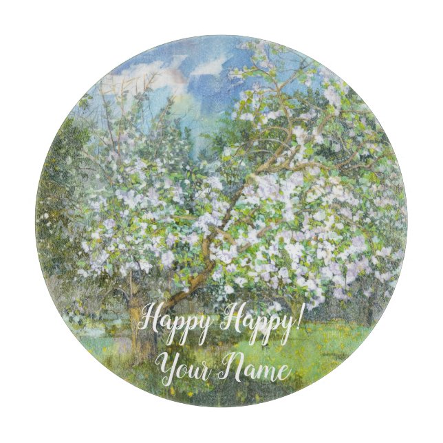 Trädmålningsfärg för blommande trädgård (Framsidan)