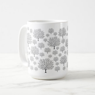 Trädmönster Kaffemugg