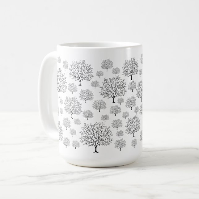 Trädmönster Kaffemugg (Framsida vänster)