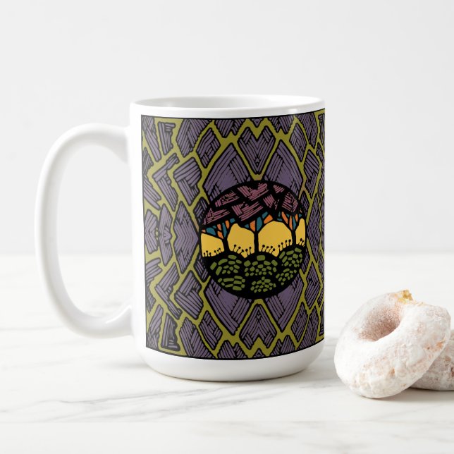 Trädmönster Kaffemugg (Med munk)