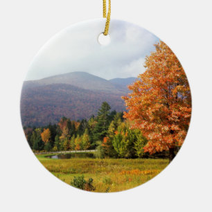 Trädmontering Mansfield Vermont Julgransprydnad Keramik
