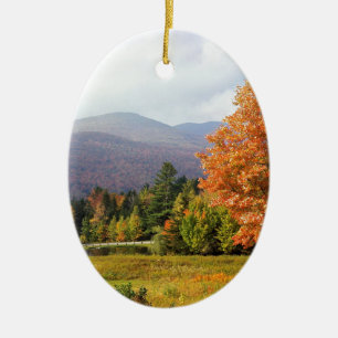 Trädmontering Mansfield Vermont Julgransprydnad Keramik