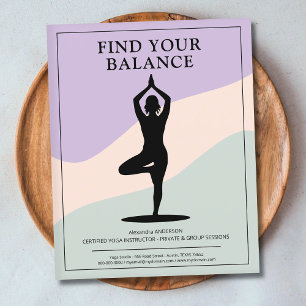Trädposition - Ren Yoga Instruktör Flygblad