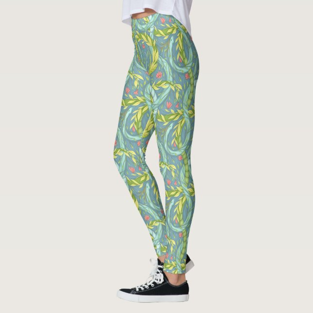 Trädrakar Leggings (Vänster)