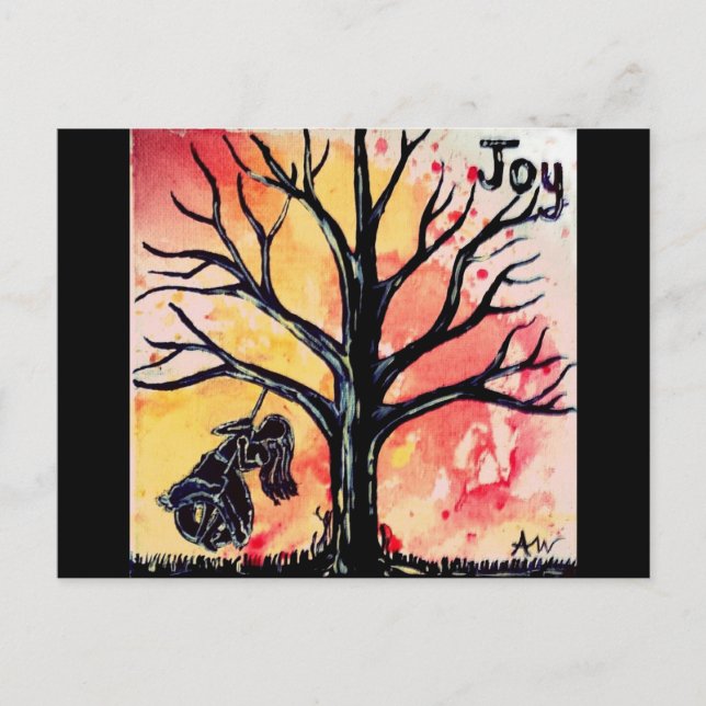 Trädserien: Glädje Vykort (Framsida)