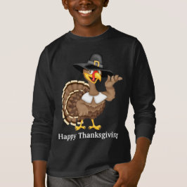 Trädskjorta av kalkon från happy thanksgiving Helg Tee Shirt