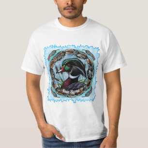 Trädskjorta av trä Anka T Shirt