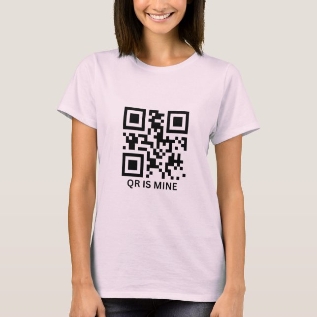 Trädskjorta för QR-anpassningsbar-personlig T Shirt (Framsida)