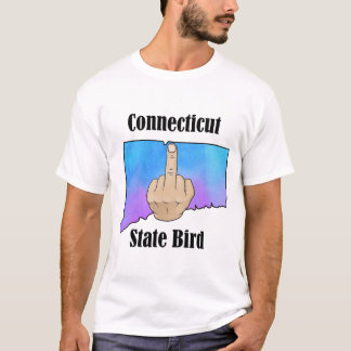 Trädskjorta i mitten finger färg t shirt
