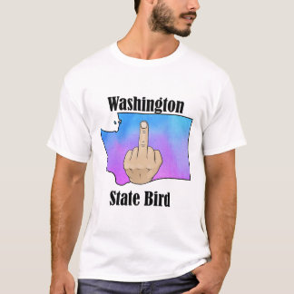 Trädskjorta i Washington mitten finger färg T Shirt