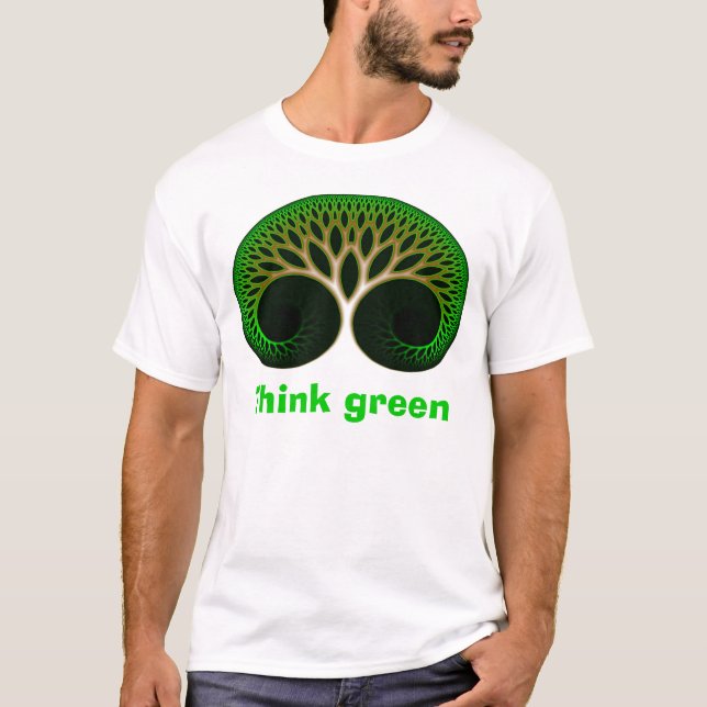 Trädskjorta T-shirt (Framsida)