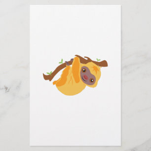 TrädSloth Brevpapper