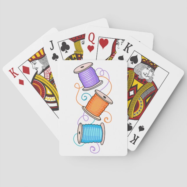 Trådspolar Casinokort (Baksidan)