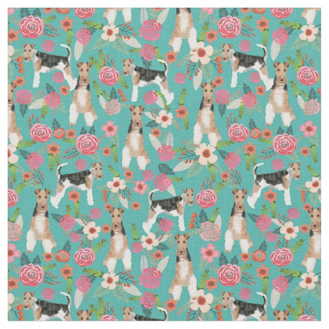 Trådspräs blommigtar för skräckinjagare vintage tyg (Närbild)