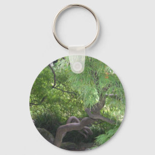 Trädstamkeychain Nyckelring