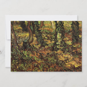 Trädstammar med murgröna av Vincent van Gogh