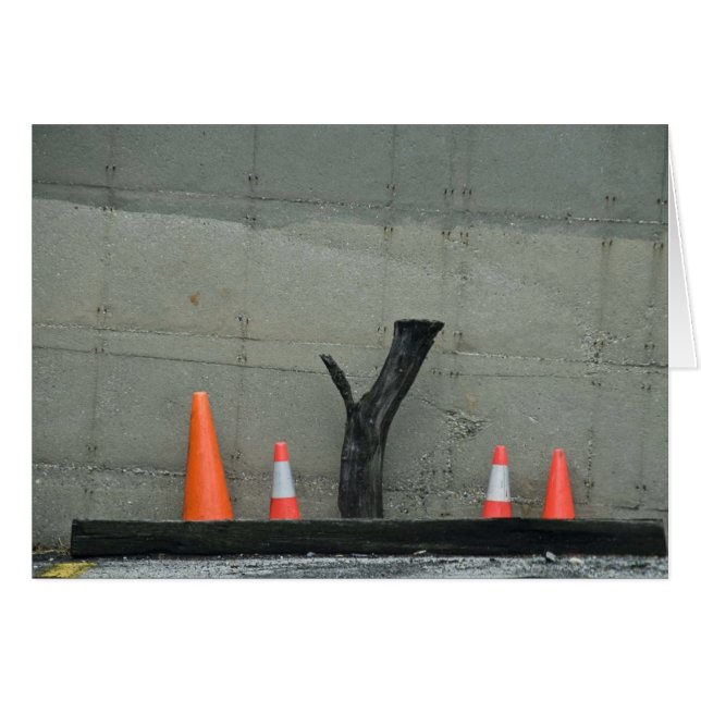 Trädstubbe Hälsningskort (Framsidan Horizontal)