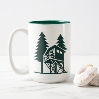 Trädstuga kaffekopp