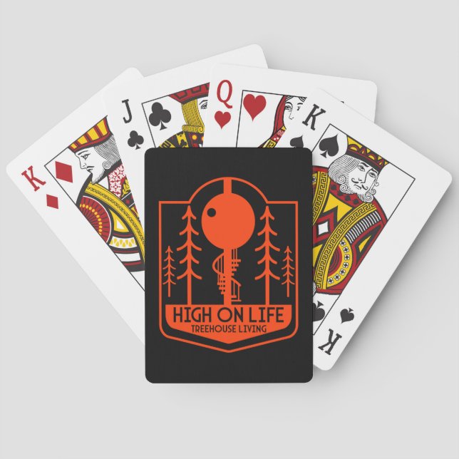 Trädstuga Kläder Och Tillbehör Casinokort (Baksidan)